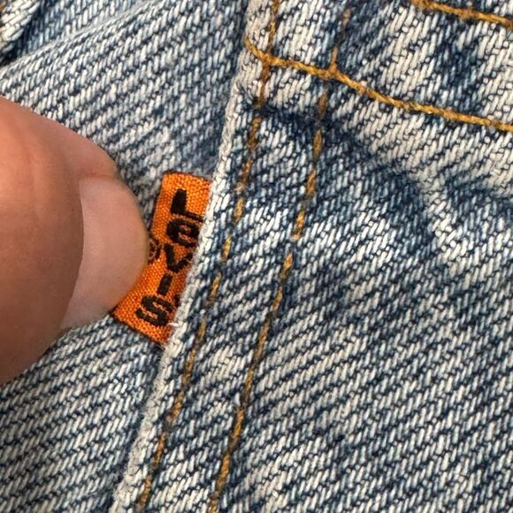 Levi Strauss Orange Tab 550 Relaxed Fit Tapered Leg Jeans Women’s 29 - Picture 4 of 5